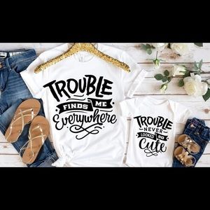 Mommy and me matching shirts